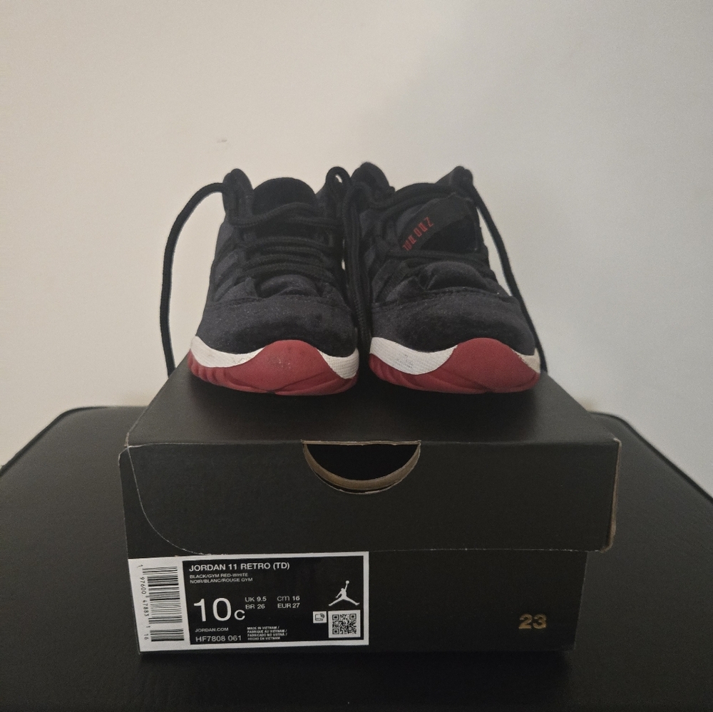Kids Black and Red Shoes